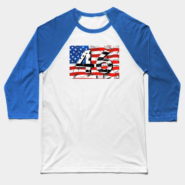 46th President Biden Fan Flag Baseball T-Shirt by AngelFlame